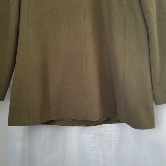 Old Navy Double Breasted Coat Olive Brown Medium - Picture 8 of 8